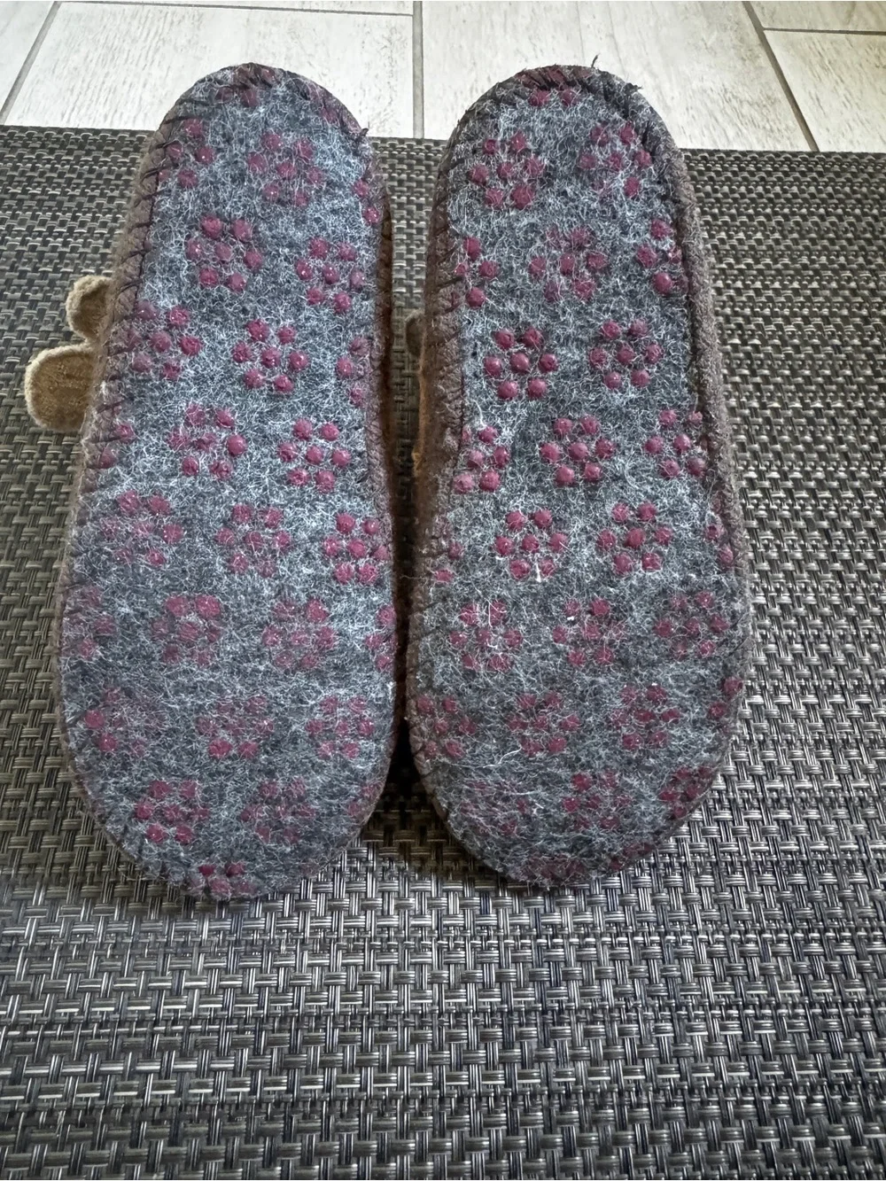 Garnet Hill Toddler Sz 11 Boiled Wool Slipper by Haflinger Moose